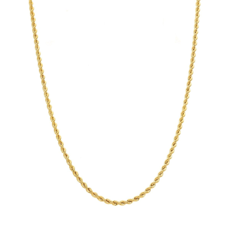 Cuerda de malla metálica en oro de 19 kl (71 cm) - Gold Store Premium