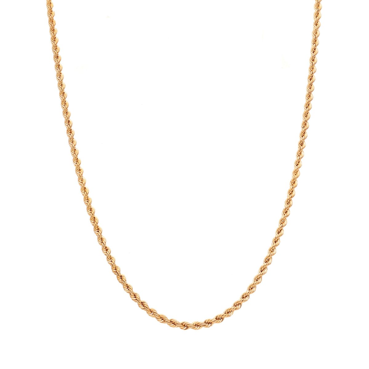 Hilo de malla de cuerda de oro (79cm) - Gold Store Premium