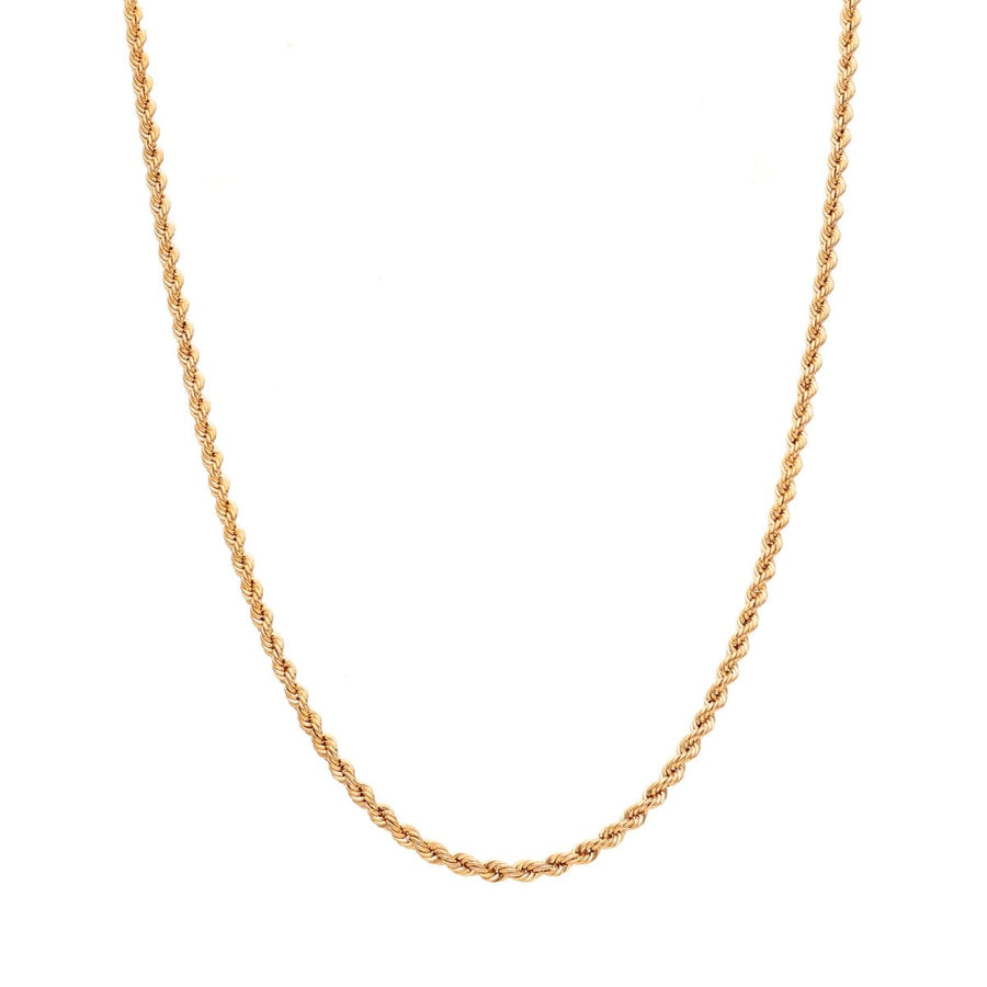 Hilo de malla de cuerda de oro (79cm) - Gold Store Premium