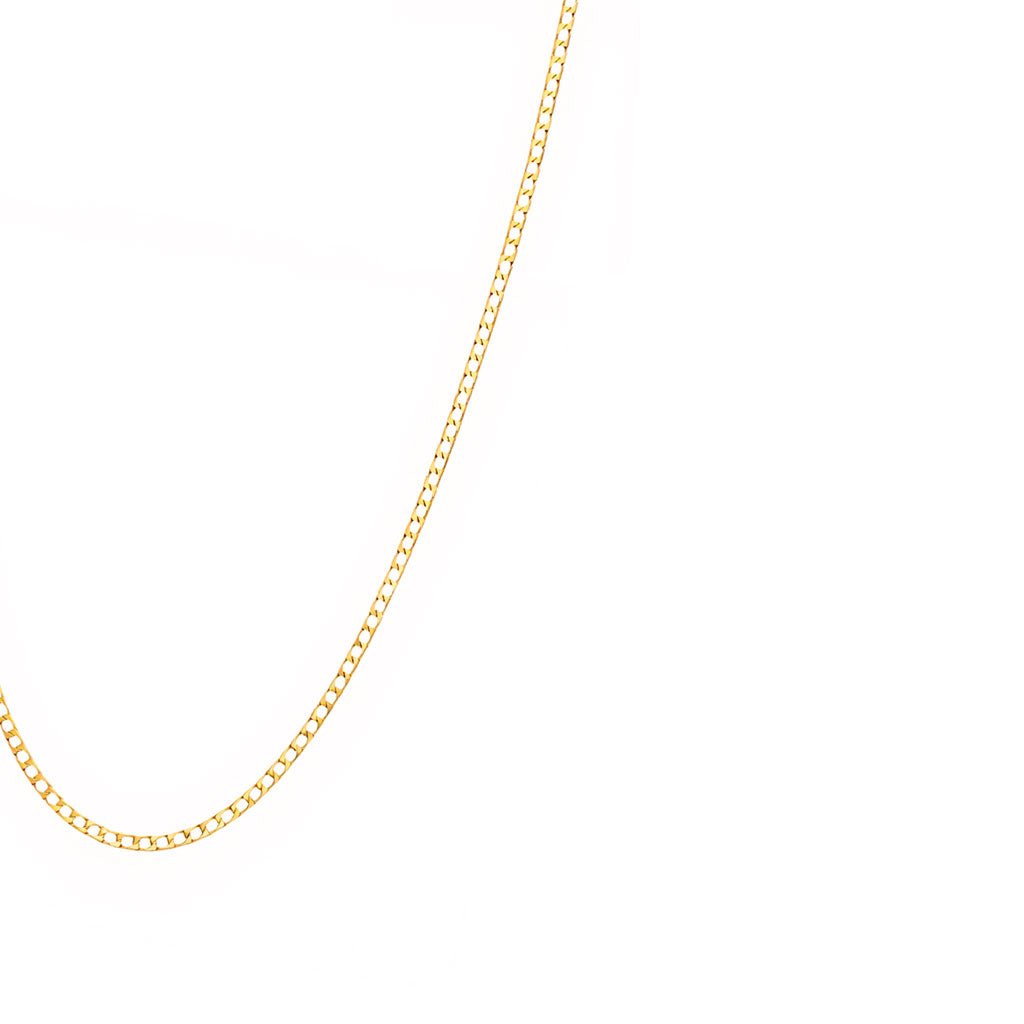 Fio Malha Cubana em Ouro 19kl (49,5cm) - Loja do Ouro