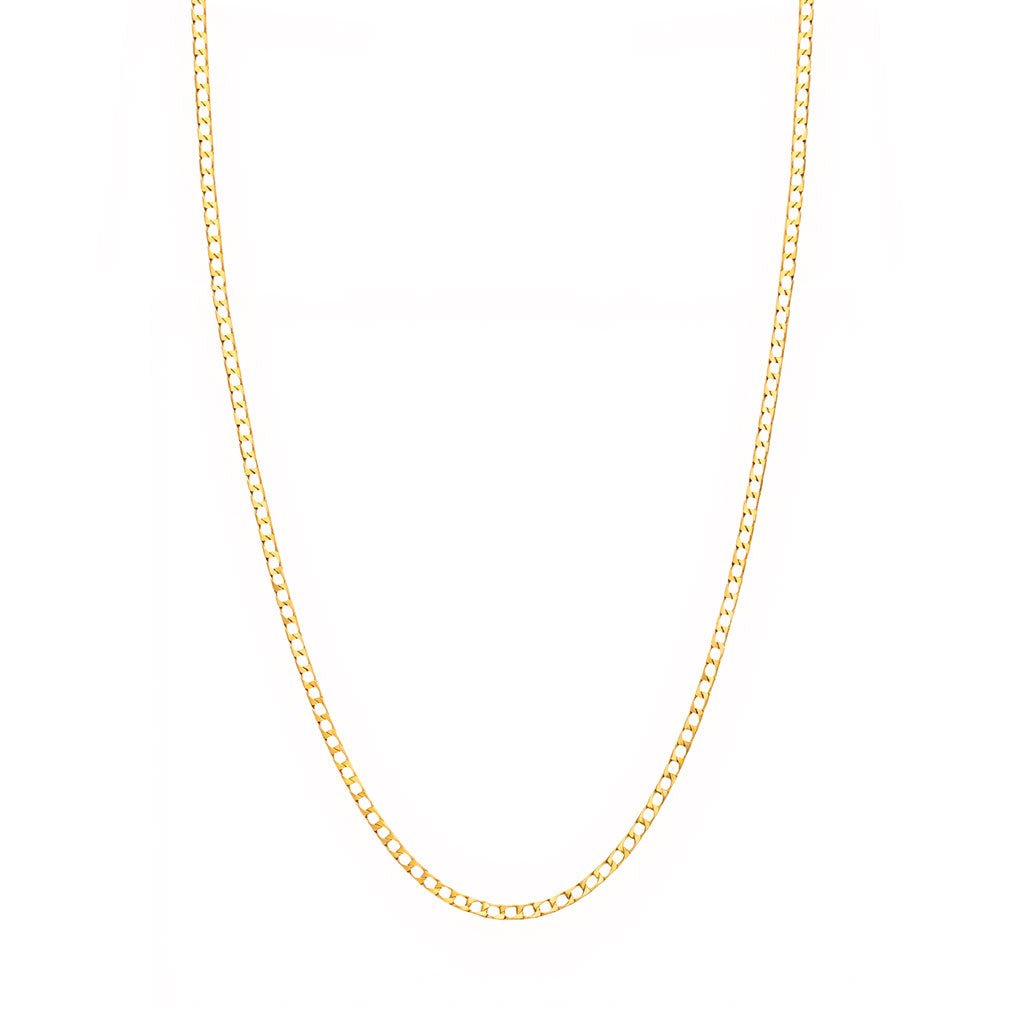 Fio Malha Cubana em Ouro 19kl (49,5cm) - Loja do Ouro