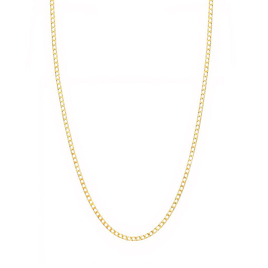 Fio Malha Cubana em Ouro 19kl (49,5cm) - Loja do Ouro