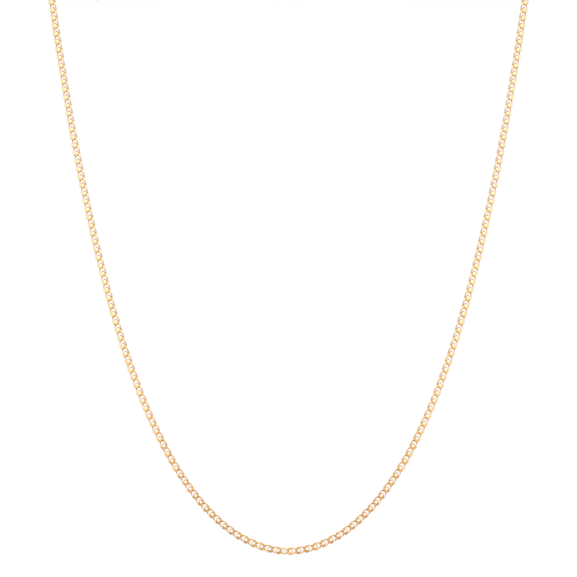 Fio Malha Elos Love em Ouro 19kl (43cm) - Loja do Ouro