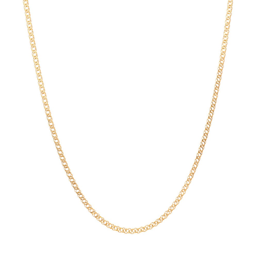 Fio Malha Entrelaçada em Ouro 19kl (49cm) - Loja do Ouro