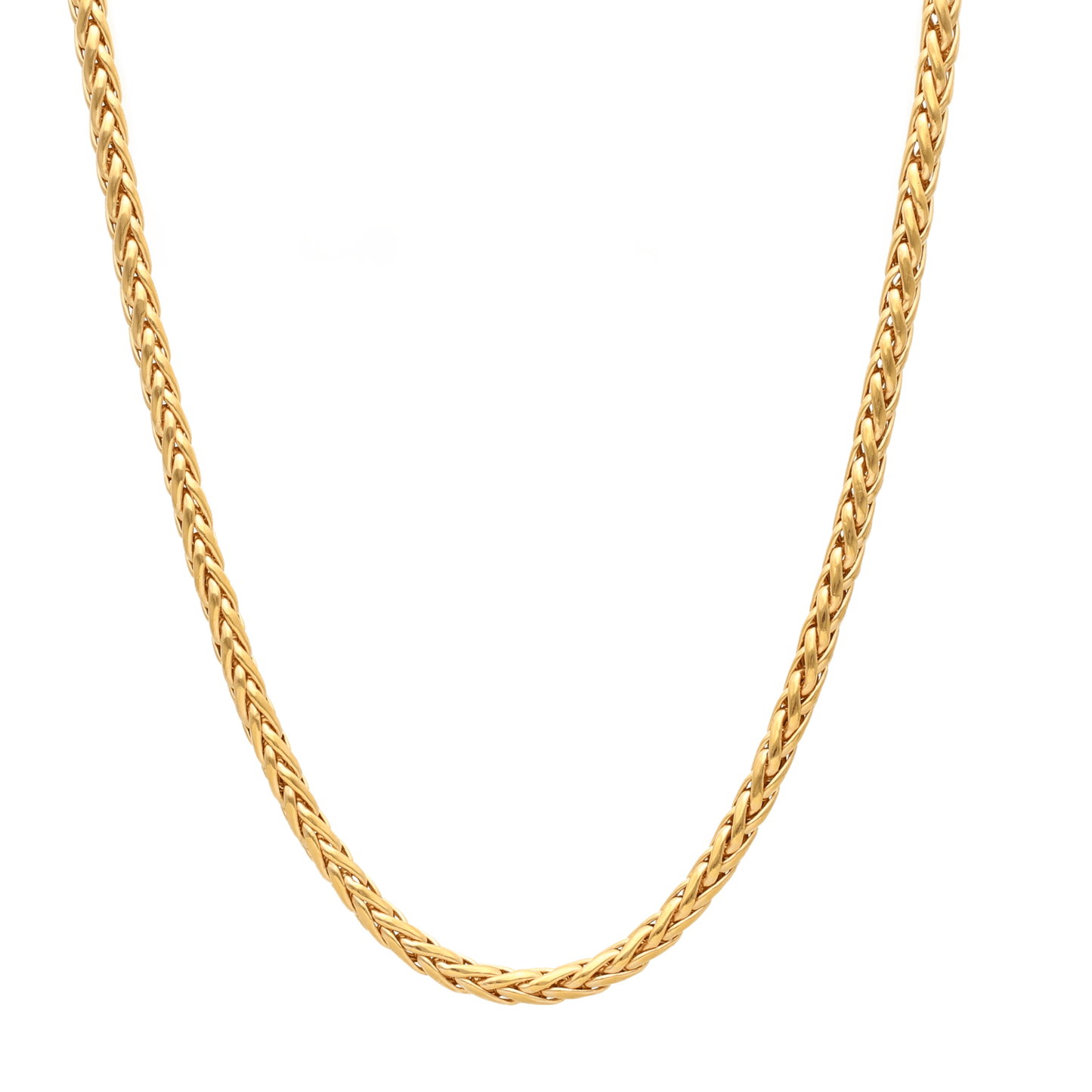 Fio Malha Espinha em Ouro 19kl (44cm) - Loja do Ouro