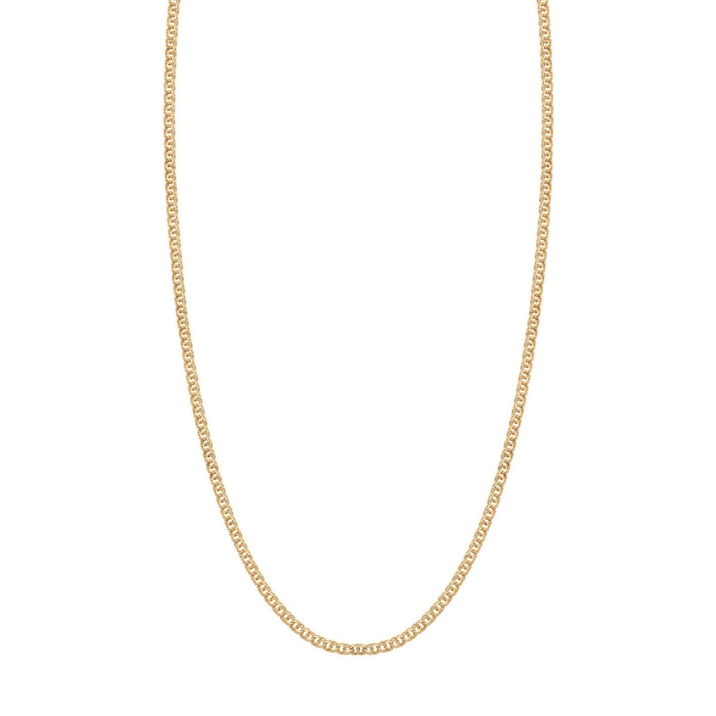 Fio Malha Friso em Ouro 19kl (52cm) - Loja do Ouro