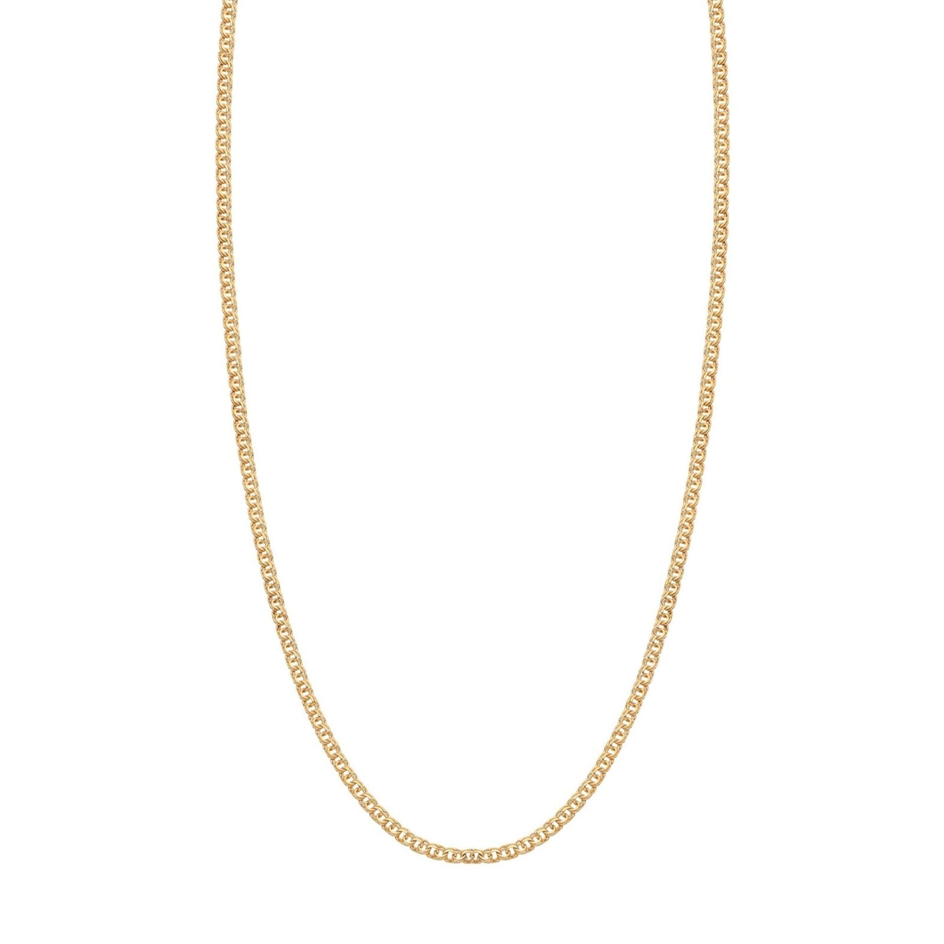 Fio Malha Friso em Ouro 19kl (52cm) - Loja do Ouro