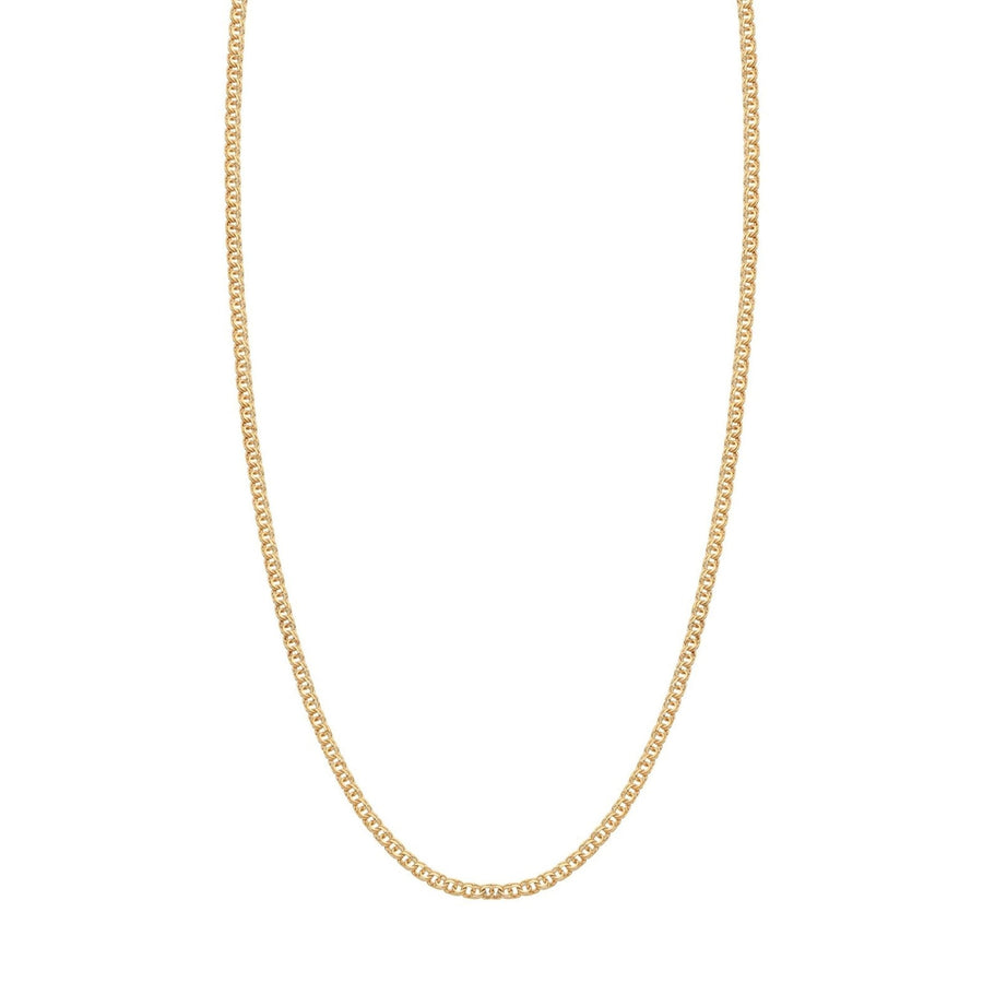 Hilo de malla flecos en oro de 19 kl (52 cm) - Gold Store Premium