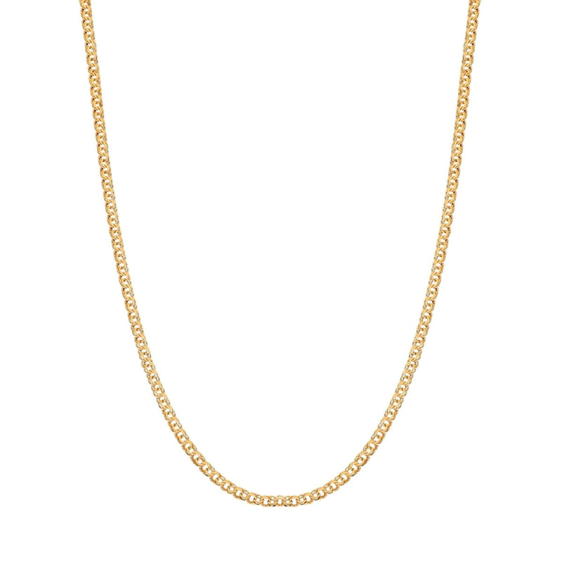 Fio Malha Friso em Ouro 19kl (59.5cm) - Loja do Ouro