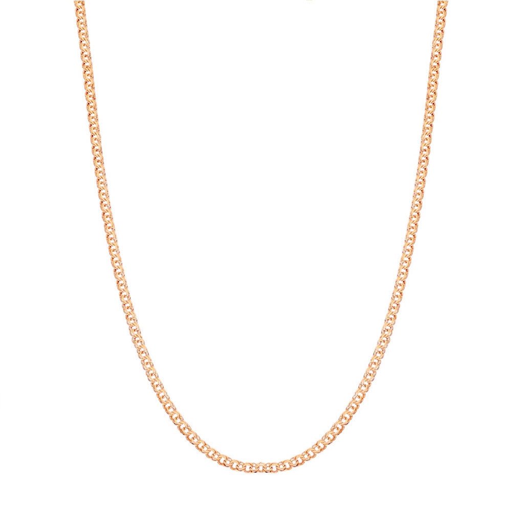 Fio Malha Friso em Ouro 19kl (69.5cm) - Loja do Ouro