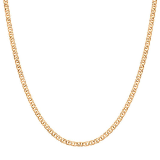 Fio Malha Friso em Ouro 19kl (69cm) - Loja do Ouro