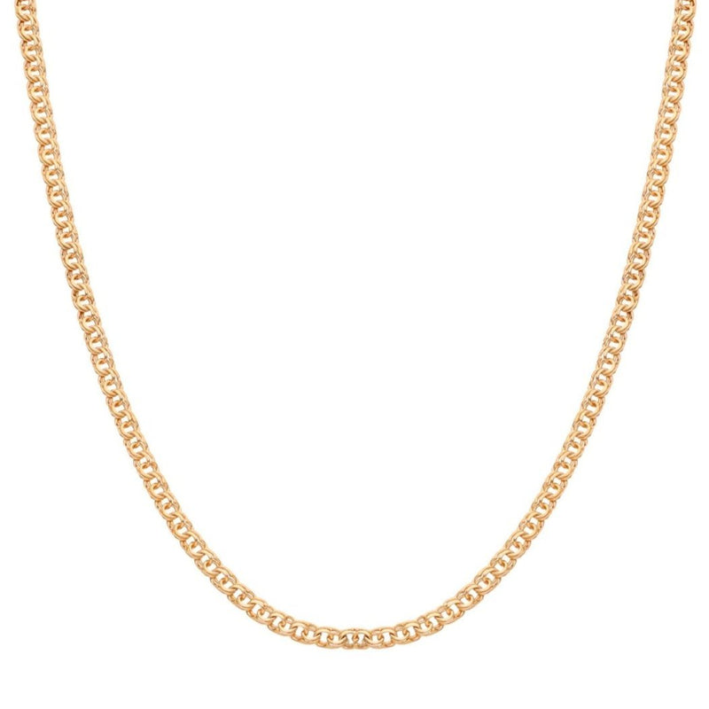 Fio Malha Friso em Ouro 19kl (69cm) - Loja do Ouro