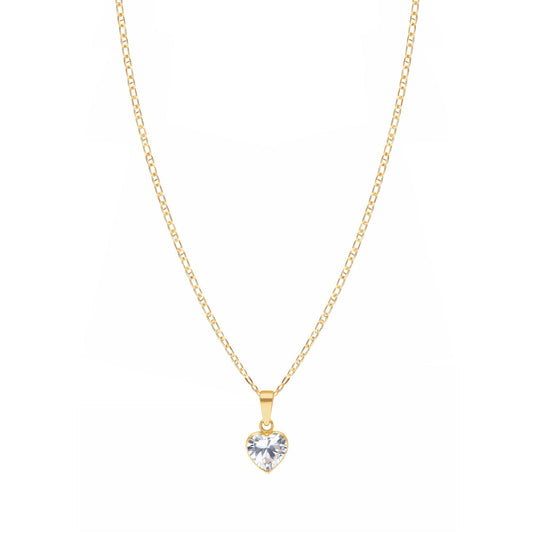 Fio Malha Marinheiro em Ouro 19kl com Coração (44.3cm) - Loja do Ouro