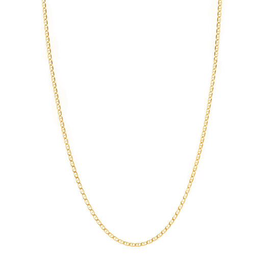 Fio Malha Piastrine em Ouro 19kl (43cm) - Loja do Ouro