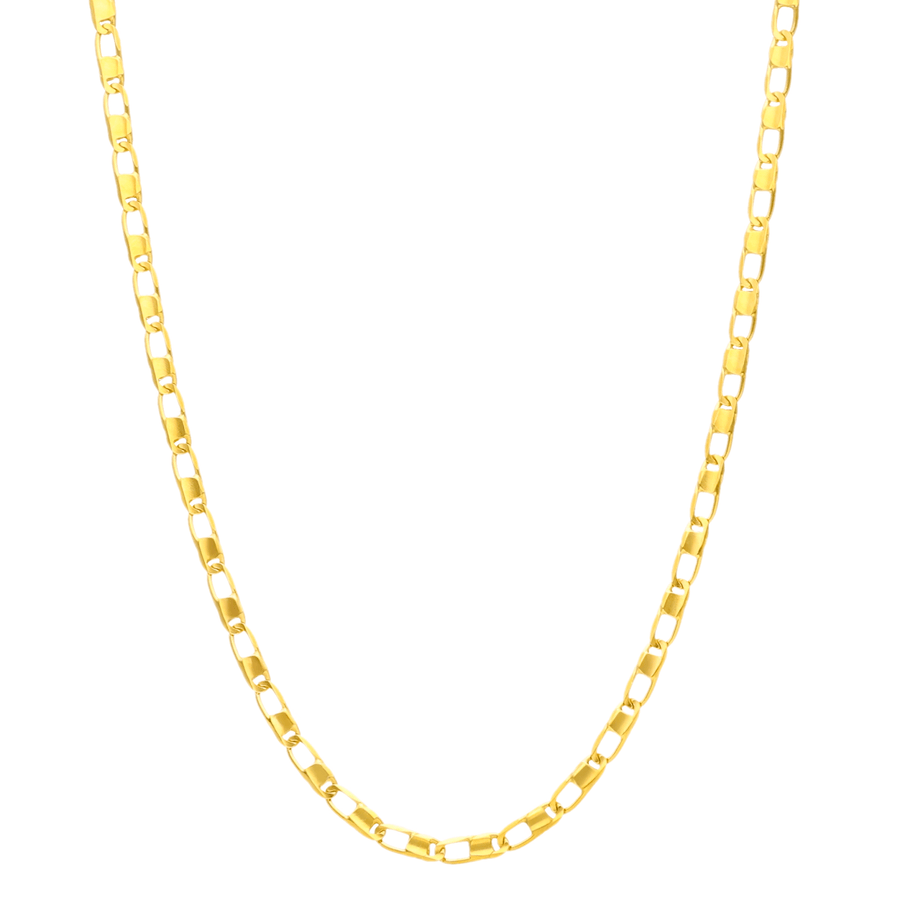 Hilo de malla Piastrine en oro de 19 kl (44 cm) - Gold Store Premium