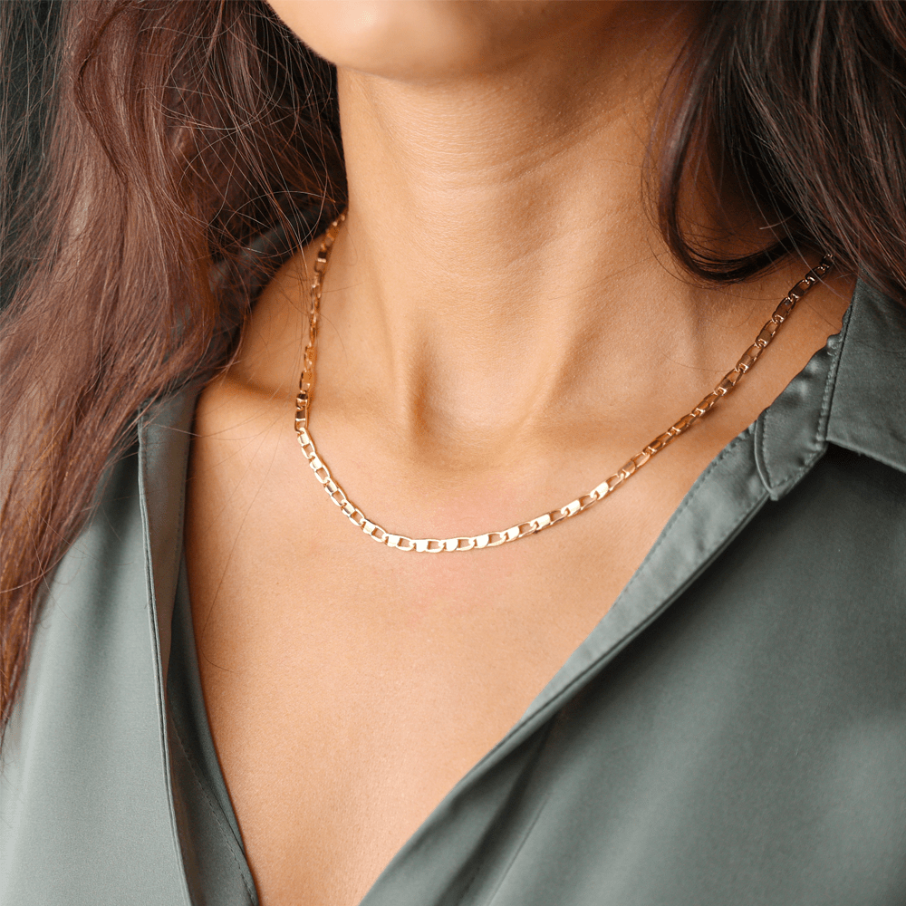 Fio Malha Piastrine em Ouro 19kl (44cm) - Loja do Ouro