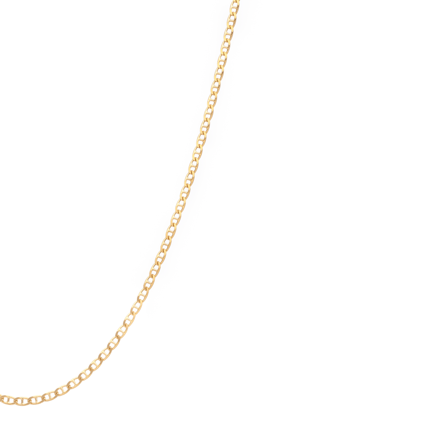 Fio Malha Piastrine em Ouro 19kl (49cm) - Loja do Ouro