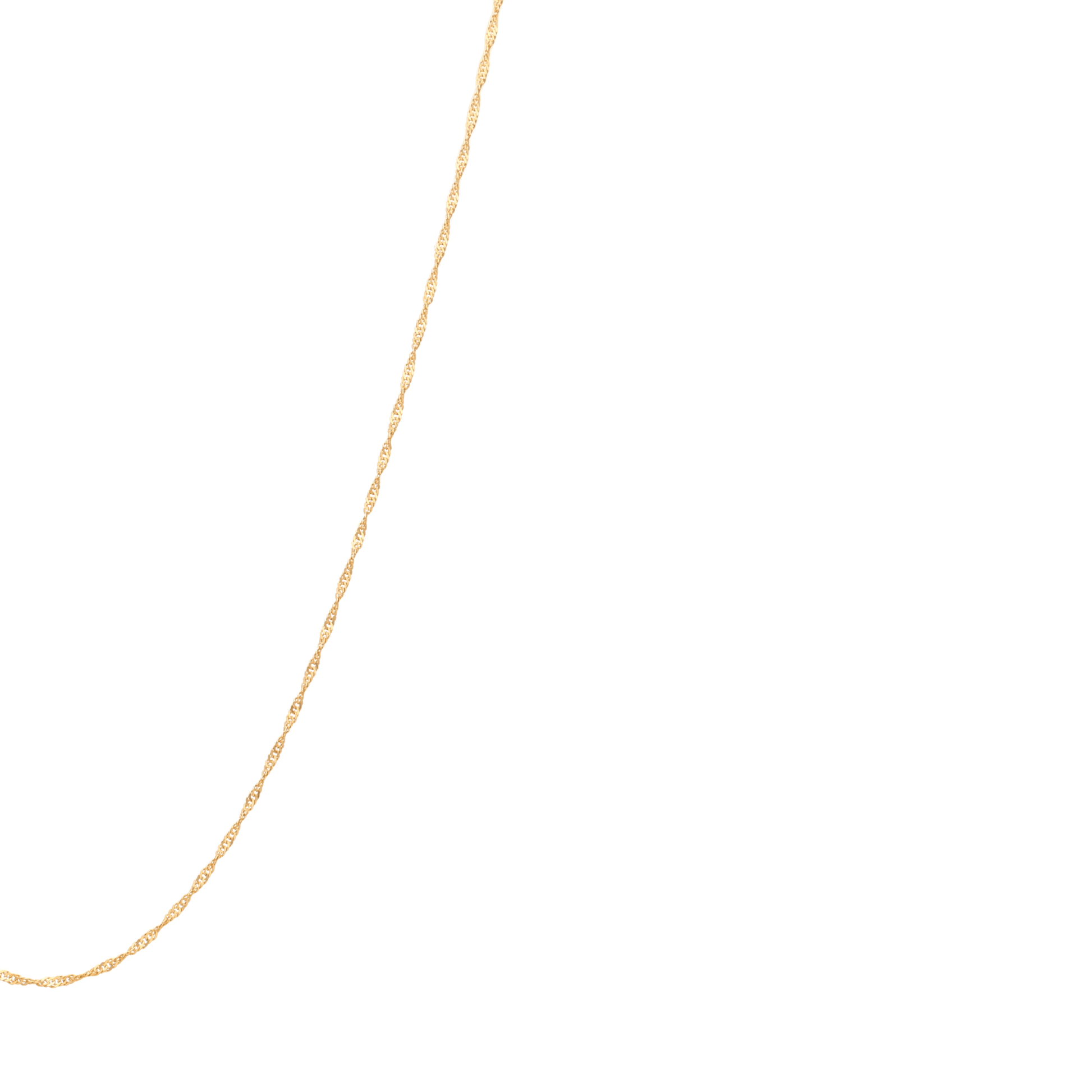 Fio Malha Singapura em Ouro 19kl (43cm) - Loja do Ouro