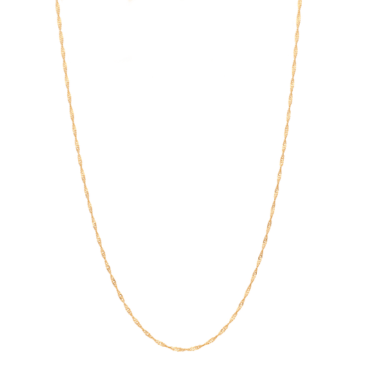 Fio Malha Singapura em Ouro 19kl (43cm) - Loja do Ouro