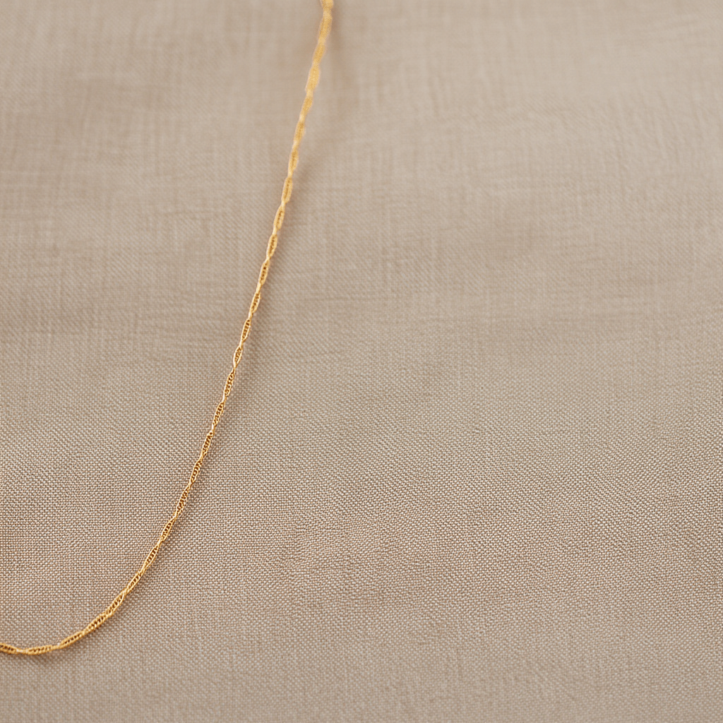 Fio Malha Singapura em Ouro 19kl (43cm) - Loja do Ouro