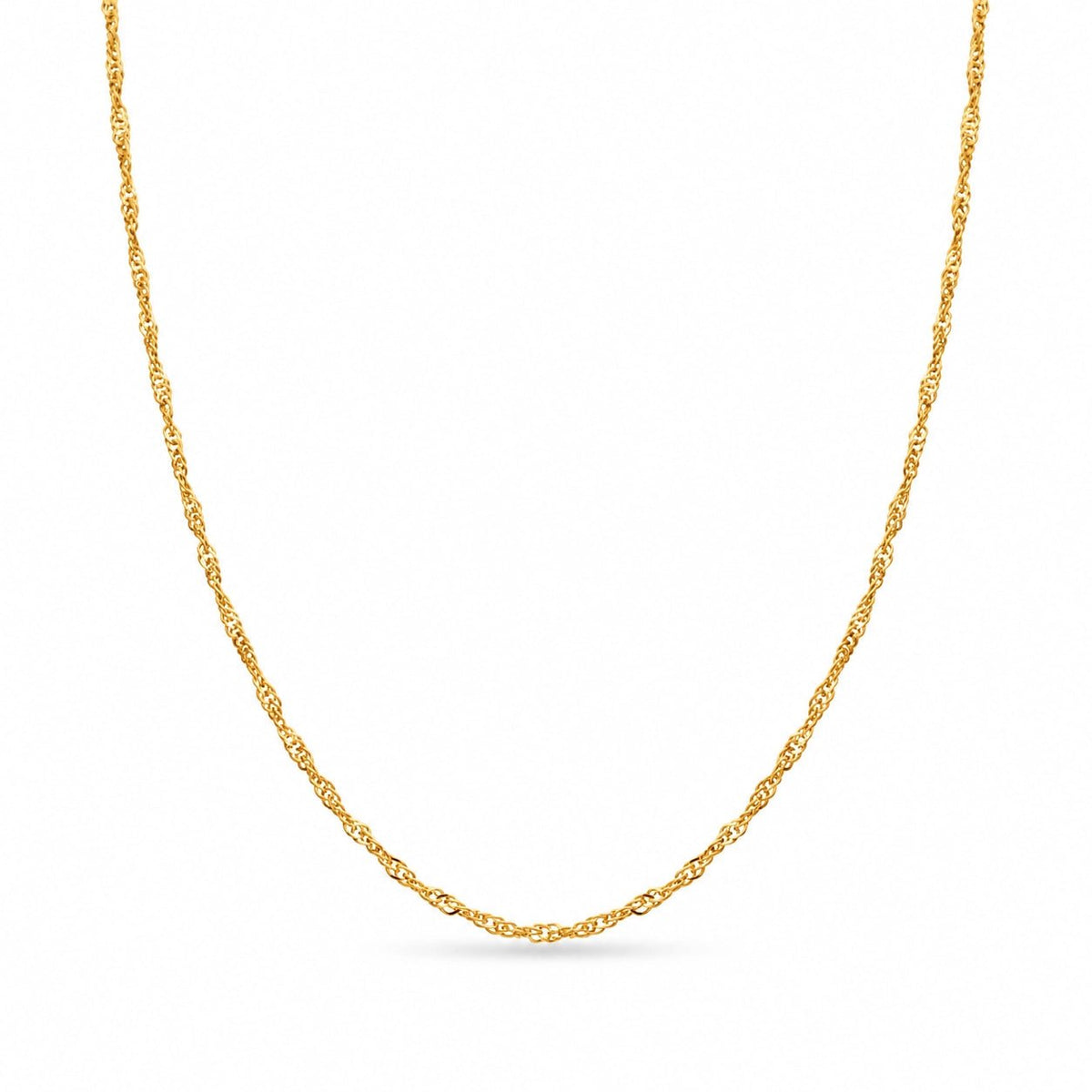 Fio Malha Singapura em Ouro 19kl (45cm) - Loja do Ouro
