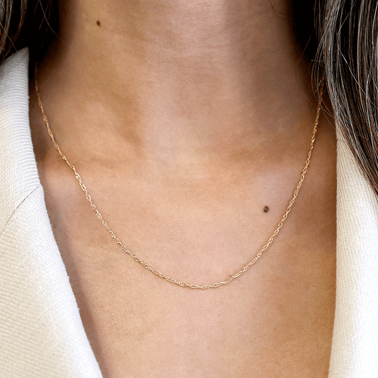 Fio Malha Singapura em Ouro 19kl (46cm) - Loja do Ouro