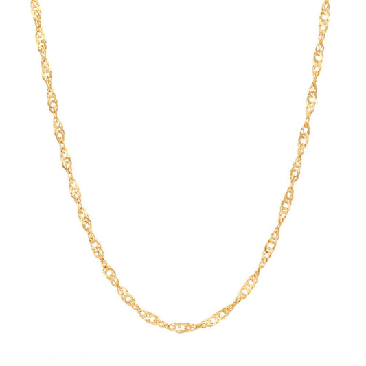 Fio Malha Torcida em Ouro 19kl (43.5cm) - Loja do Ouro