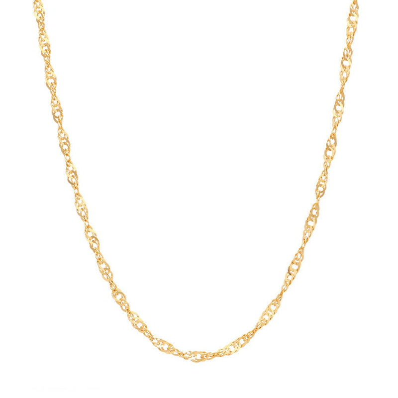 Fio Malha Torcida em Ouro 19kl (43.5cm) - Loja do Ouro