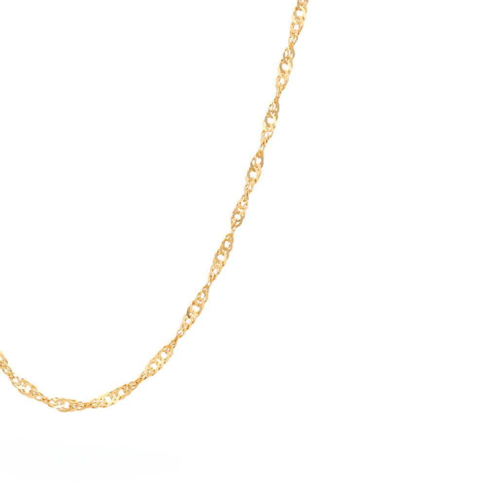 Fio Malha Torcida em Ouro 19kl (43.5cm) - Loja do Ouro