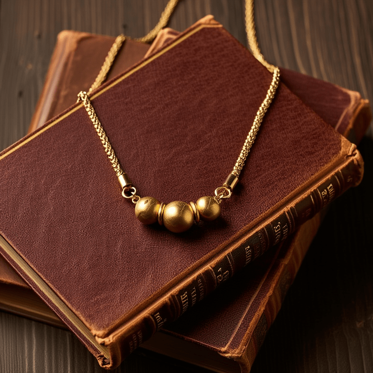 Fio Malha Trabalhada em Ouro 19kl com Pendente Central (43.5cm) - Loja do Ouro