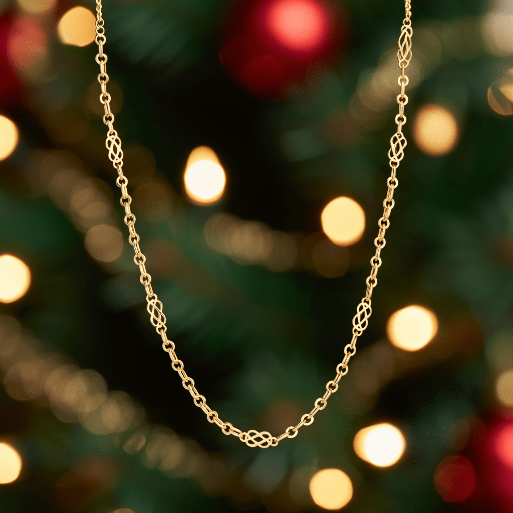 Fio Malha Trancelim em Ouro 19kl (43.5cm) - Loja do Ouro