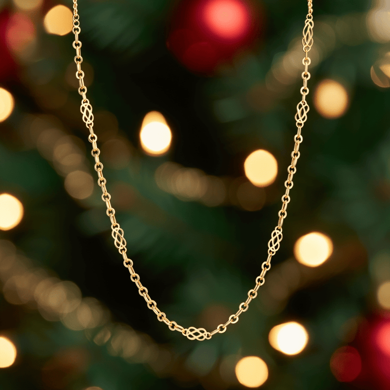 Fio Malha Trancelim em Ouro 19kl (43.5cm) - Loja do Ouro