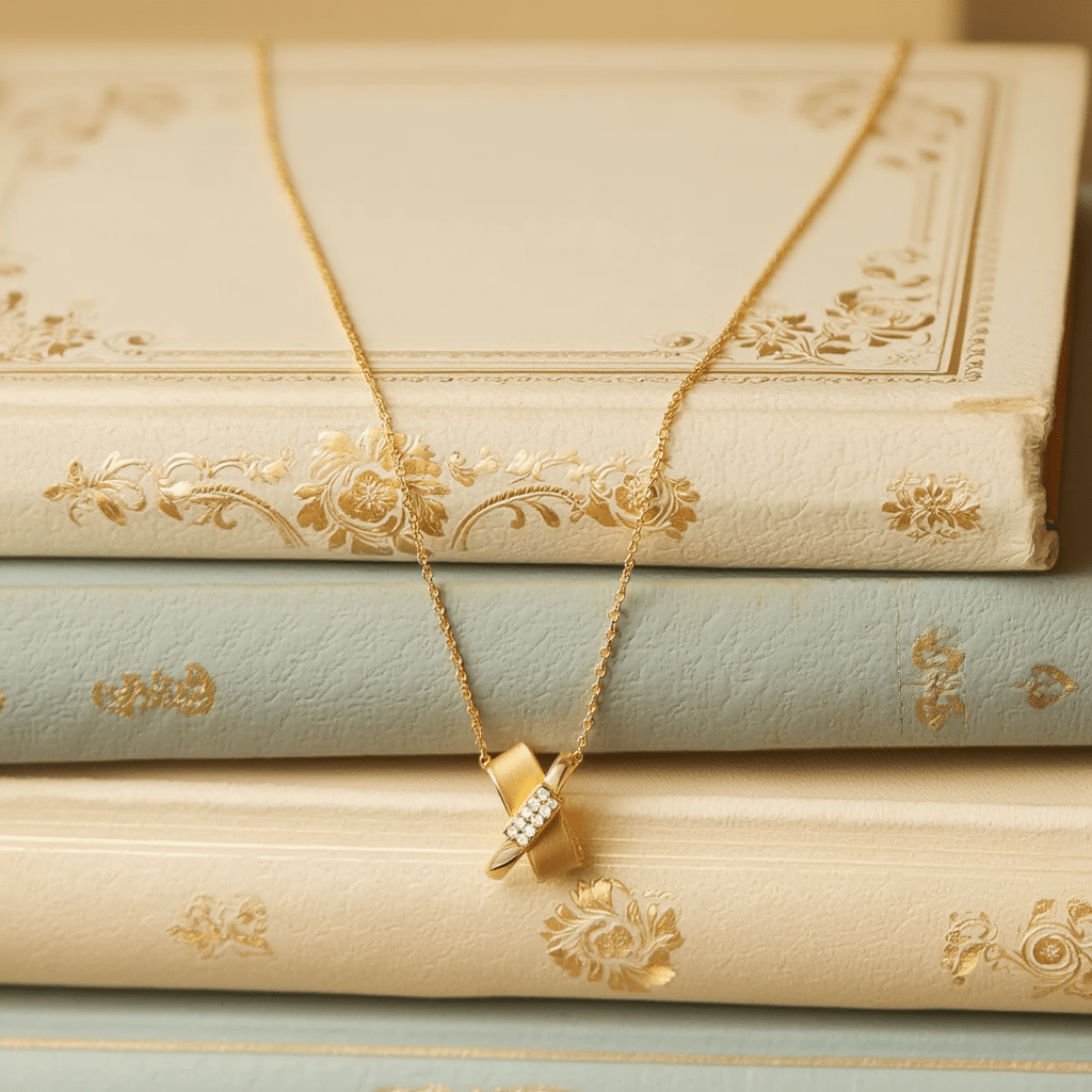 Fio Nefertiti em Prata Dourada com Zircónias (40cm) - Loja do Ouro