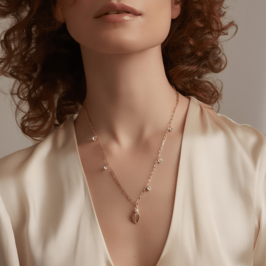 Fio Serena em Prata Dourada (38cm) - Loja do Ouro