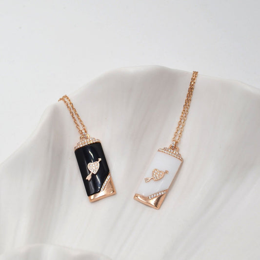 Fio White Love em Prata Rose Gold e Zirconias - Loja do Ouro