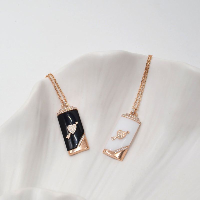 Fio White Love em Prata Rose Gold e Zirconias - Loja do Ouro