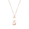 Fio White Love em Prata Rose Gold e Zirconias - Loja do Ouro