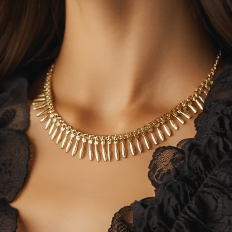 Gargantilha Cleópatra em Ouro 19kl (41,5cm) - Loja do Ouro