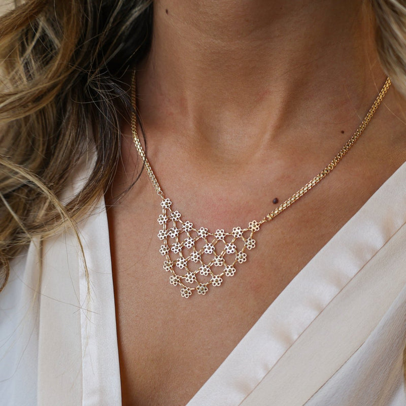 Gargantilha Dona Flor em Ouro (44cm) - Loja do Ouro