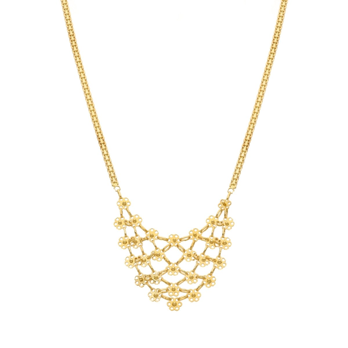 Gargantilla Dorada Dona Flor (44cm) - Gold Store Premium