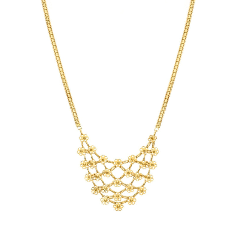 Gargantilha Dona Flor em Ouro (44cm) - Loja do Ouro