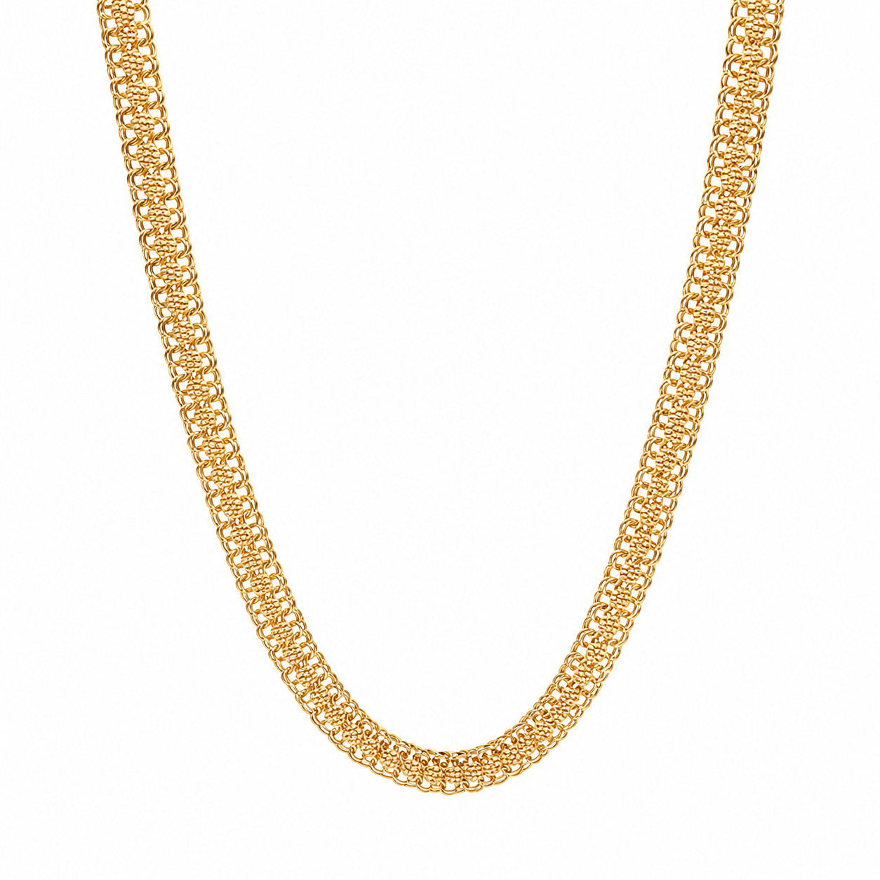 Gargantilha em Ouro 19kl com Caramujos (43.5cm) - Loja do Ouro