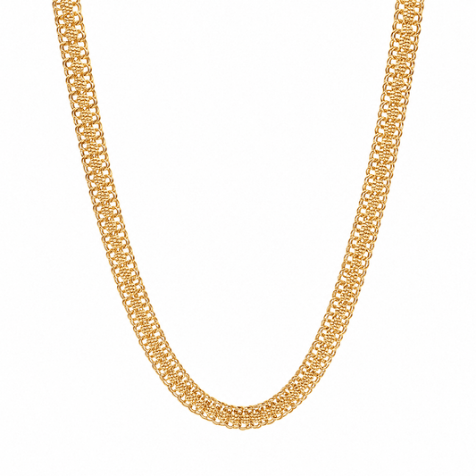 Gargantilha em Ouro 19kl com Caramujos (43.5cm) - Loja do Ouro