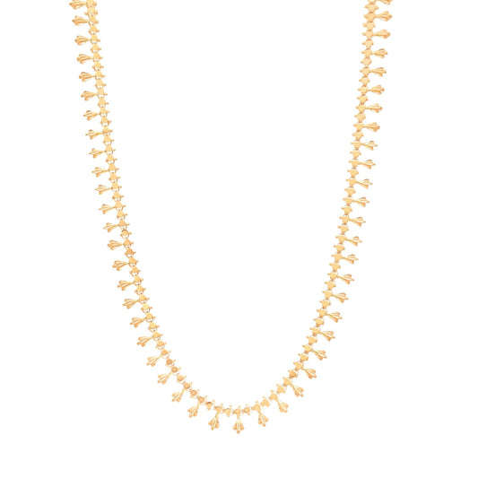 Gargantilha em Ouro 19kl com Motivos da Natureza (46,5cm) - Loja do Ouro