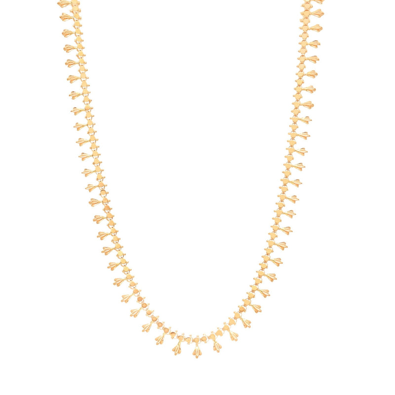 Gargantilha em Ouro 19kl com Motivos da Natureza (46,5cm) - Loja do Ouro