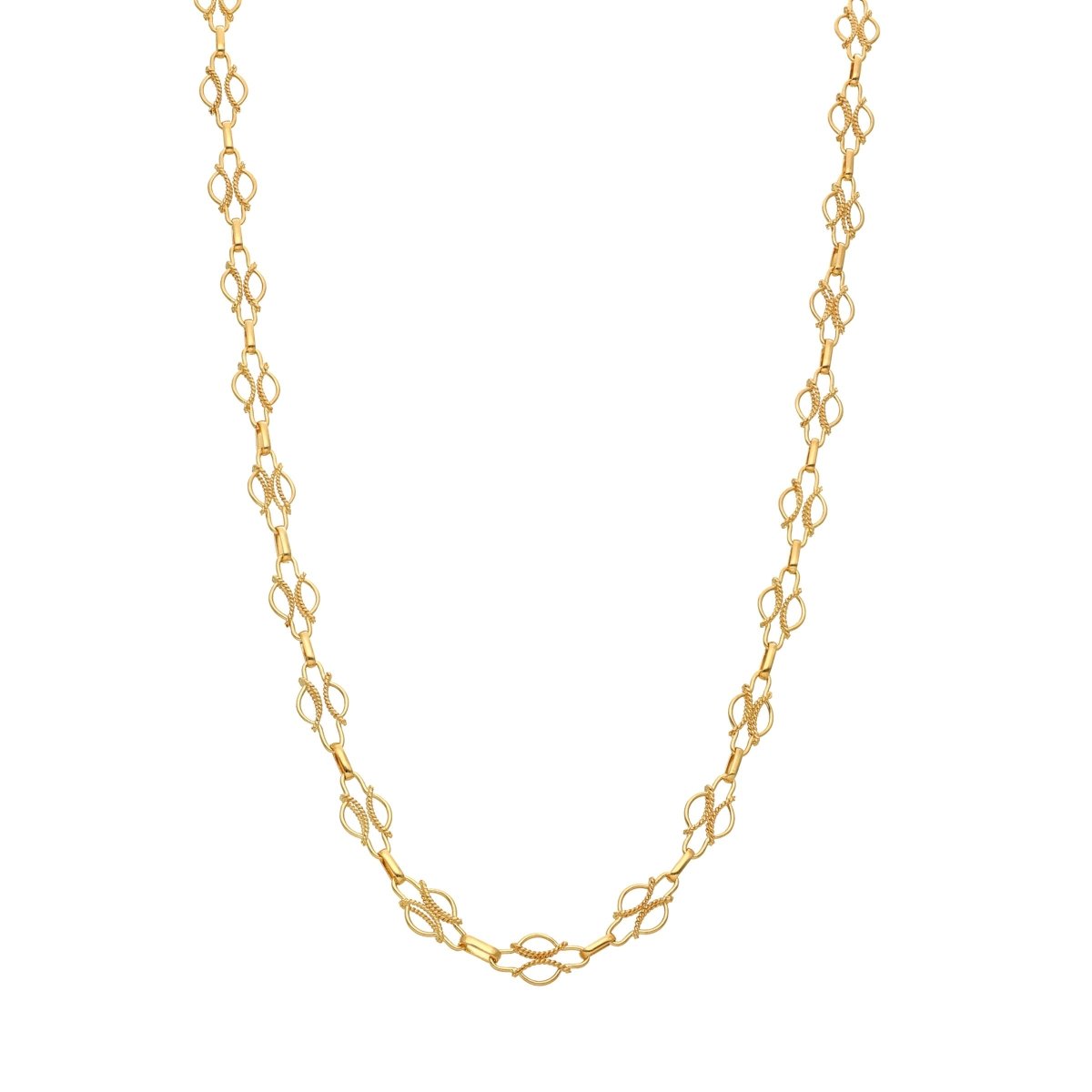 Gargantilla de oro Madame Bella (61cm) - Gold Store Premium