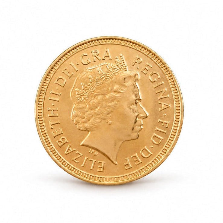 Libra da Rainha Isabel II em ouro de 22 quilates, com data sob consulta.