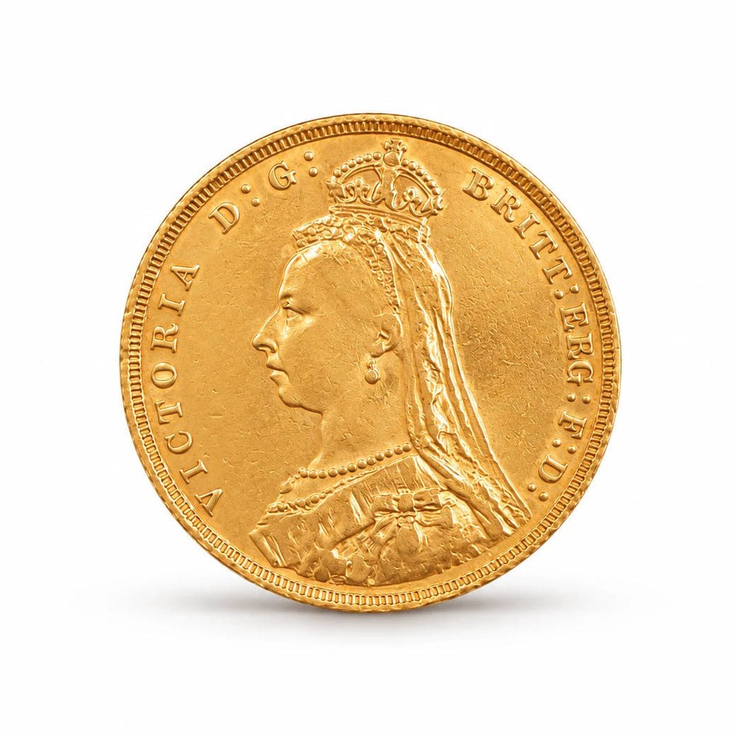 Libra da Rainha Victoria em ouro de 22 quilates, com data de emissão sob consulta.