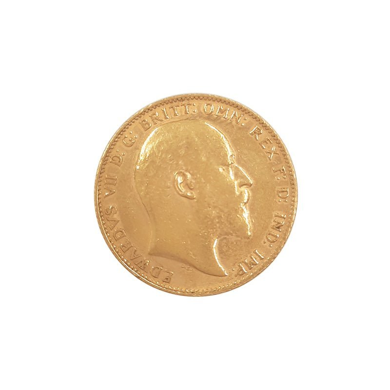 Libras (22 kl) Rey Eduardo VII con San Jorge en la parte trasera. (Fecha a petición) - Gold Store Premium
