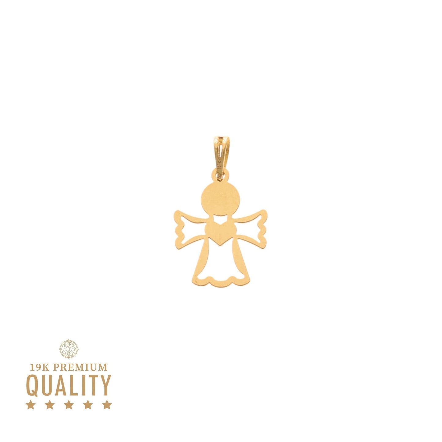 Medalha Anjo da Guarda em Ouro 19kl (1.3cm) - Loja do Ouro